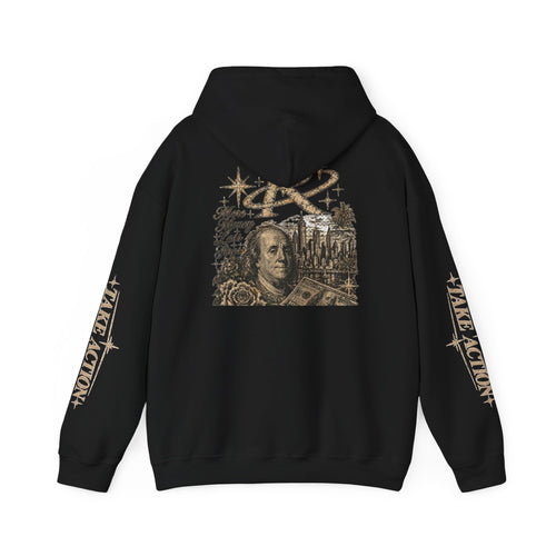 100 dollar bill Hoodie Heavy blend